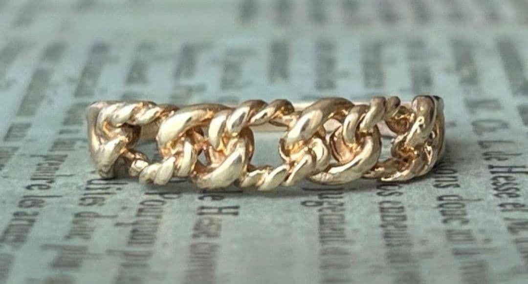 英国　イギリス　ヴィンテージ　ツイストリング