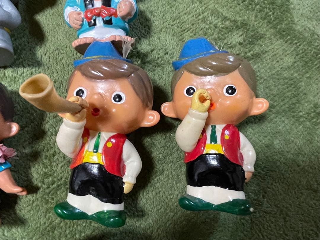 富士銀行　ぼくちゃん　ソフビ貯金箱　14体