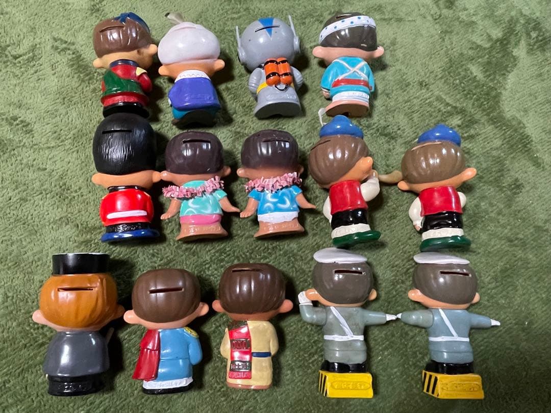 富士銀行　ぼくちゃん　ソフビ貯金箱　14体