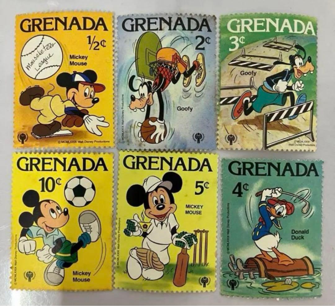 ディズニー ミッキー 外国切手 海外切手 古切手 ヴィンテージ