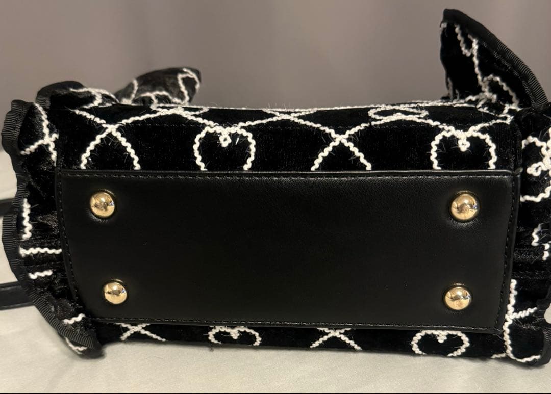 サマンサベガ クロミ フリルハンドバッグ 2way