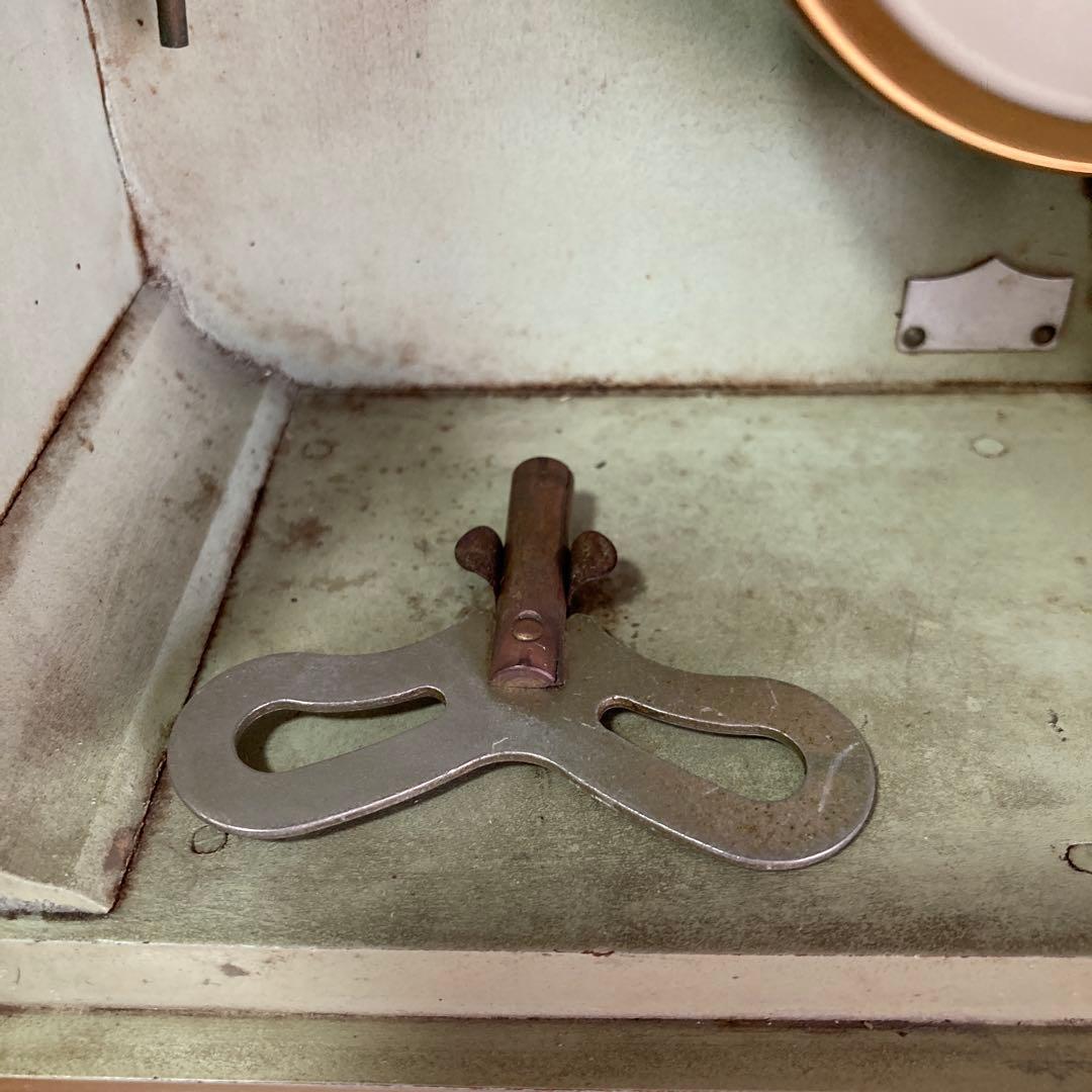 セイコー社 木製掛け時計 ガラスカバー付き　ビンテージ中古品　昭和30年代製