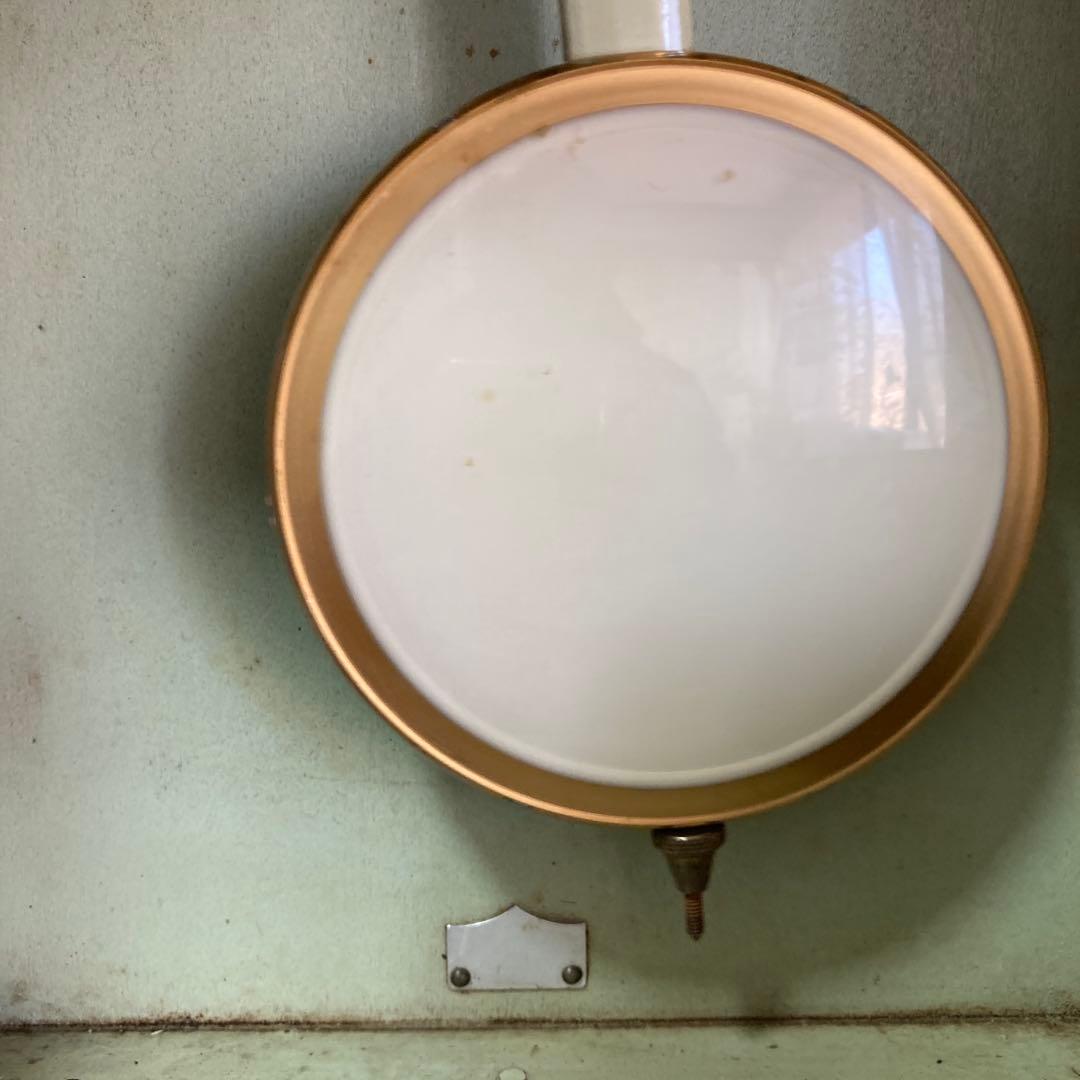 セイコー社 木製掛け時計 ガラスカバー付き　ビンテージ中古品　昭和30年代製