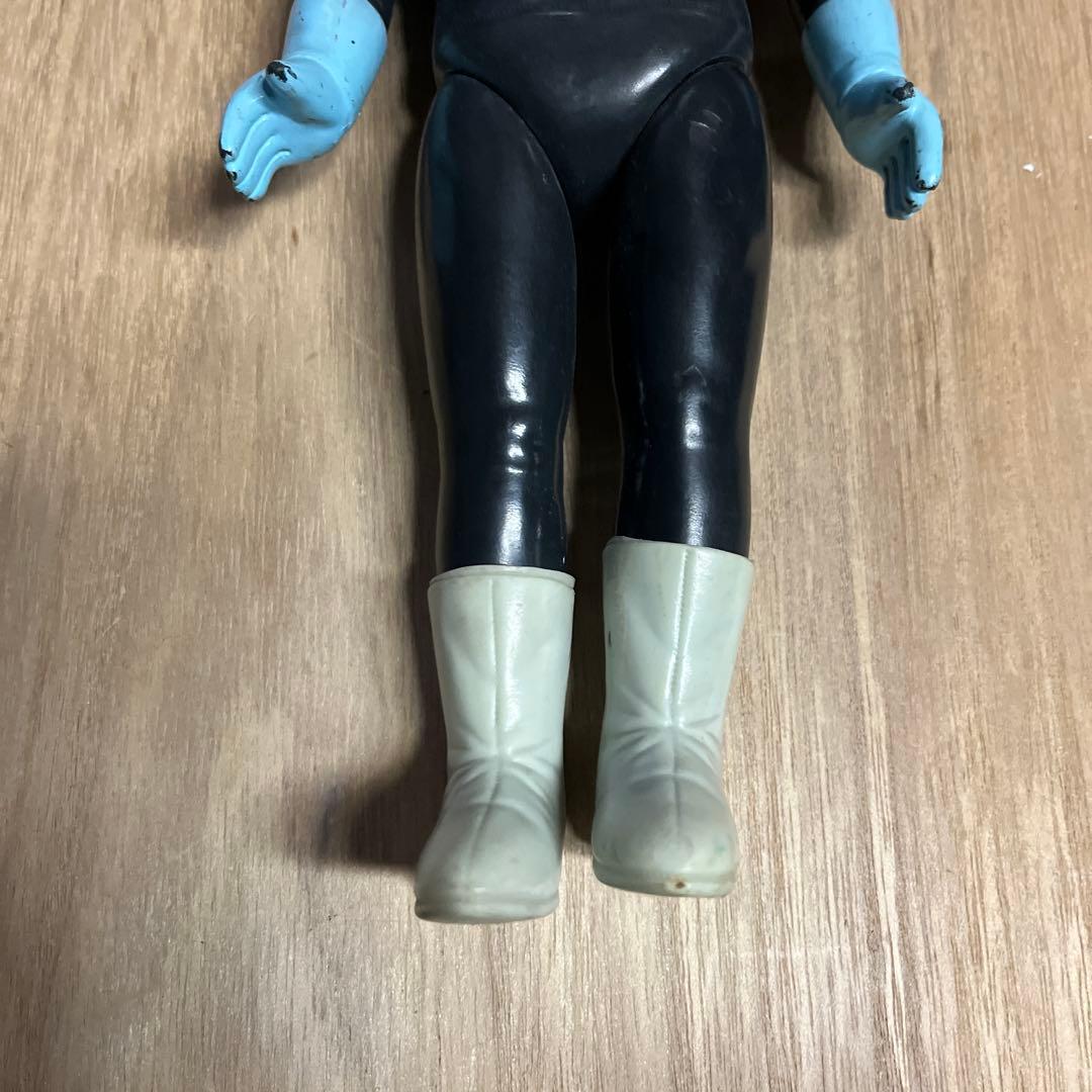 仮面ライダー ソフビ　当時物　マスク取れ　旧バンダイ　約26cm フィギュア