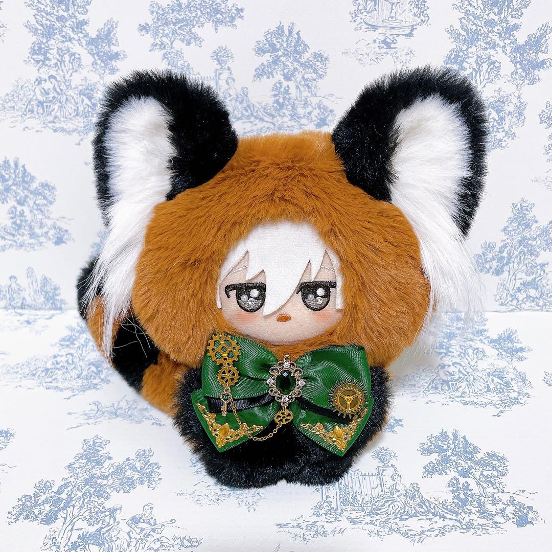 ハンドメイド テディベア バッグチャーム 短毛カールモヘア ベージュ色