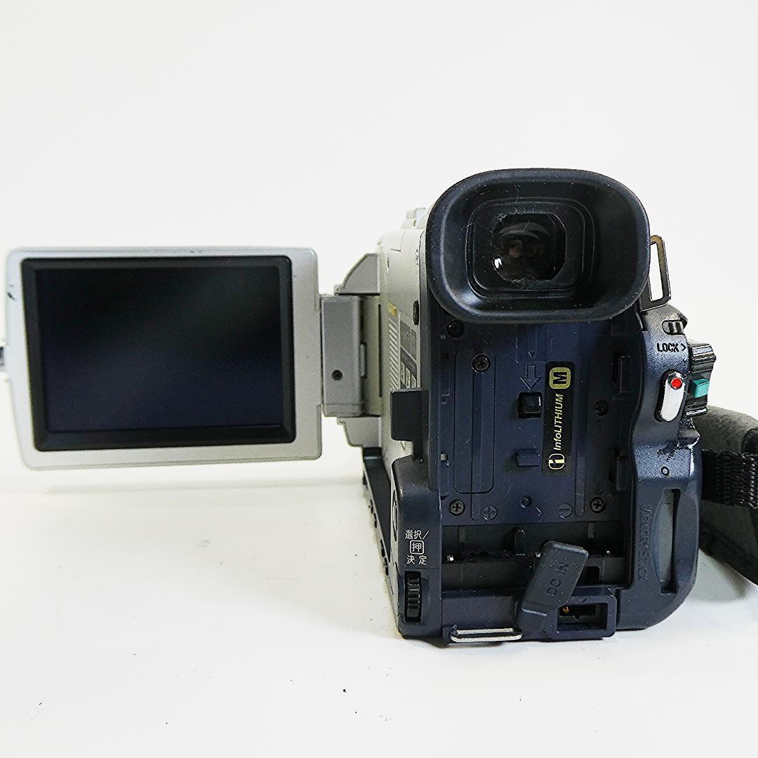 動作品ソニー DCR-TRV50 Mini DVビデオカメラDVDダビングに最適
