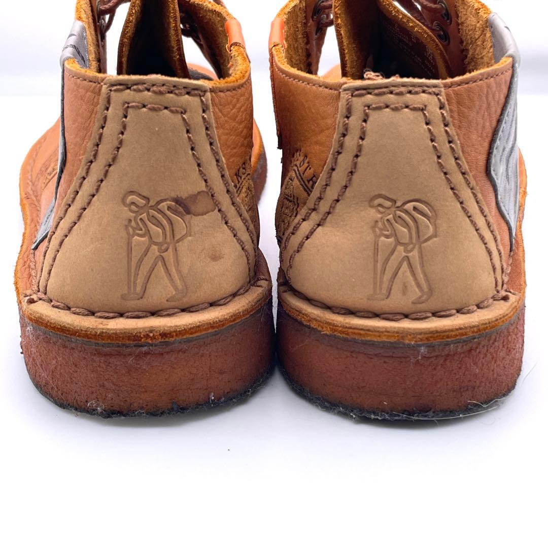 Clarks クラークス【25.5】デザートトレック レザー/パッチワーク/希少