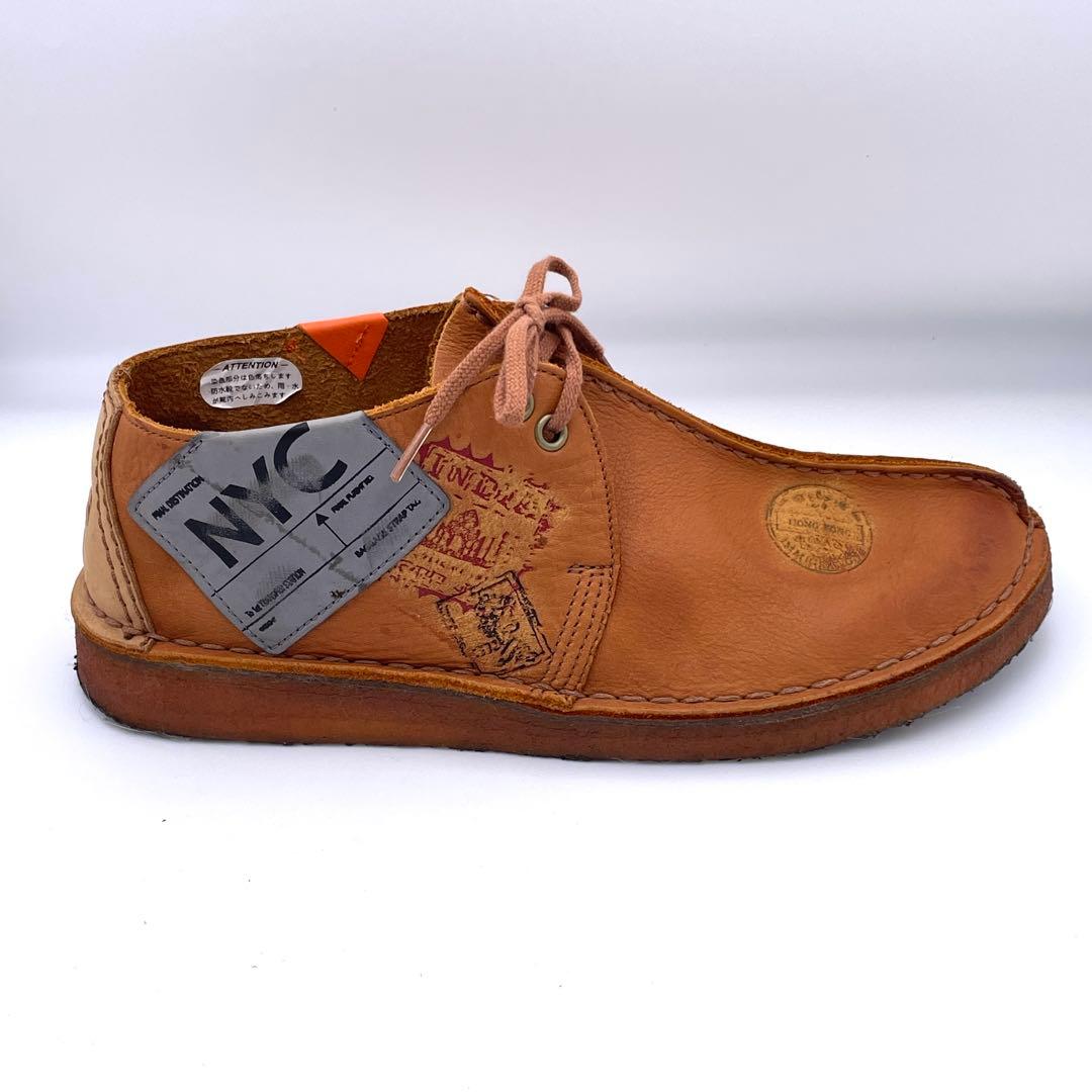 Clarks クラークス【25.5】デザートトレック レザー/パッチワーク/希少