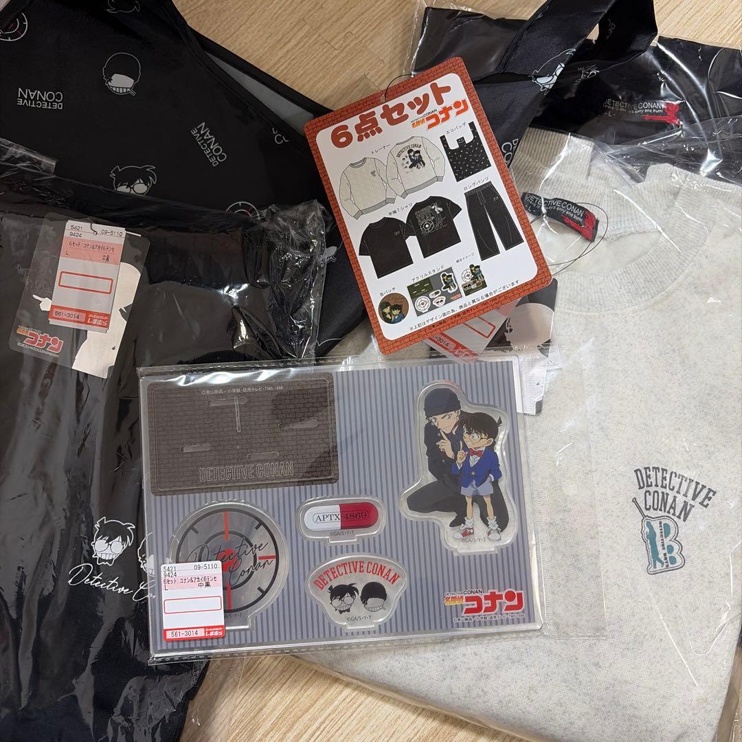 新品】しまむら限定 名探偵コナン コナン＆赤井6点セット Lサイズ