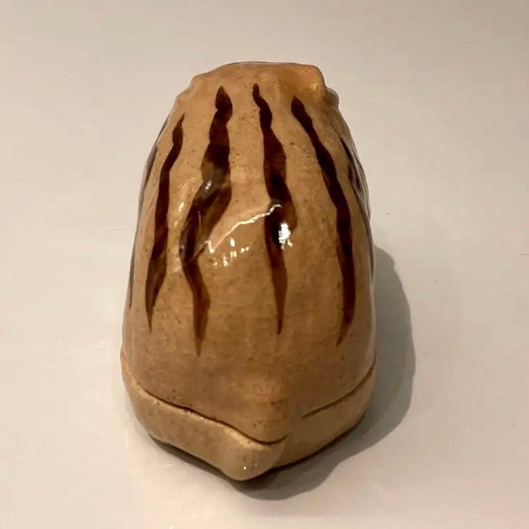 干支　亥　香合　利昇作