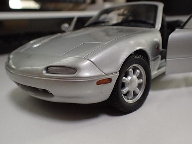 GATE 1/18 マツダ ユーノス ロードスター シルバー外3点セット