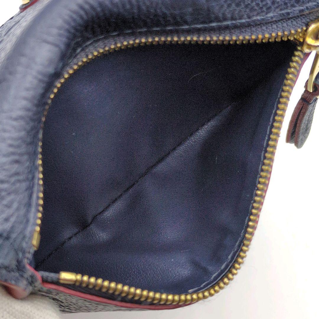 美品✨ルイヴィトン 小銭入れ アンプラント ポシェット クレ マリーヌルージュ