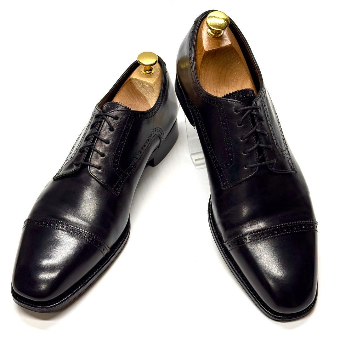 【美品】SHETLANDFOX ストレートチップ ビジネスシューズ フォーマル