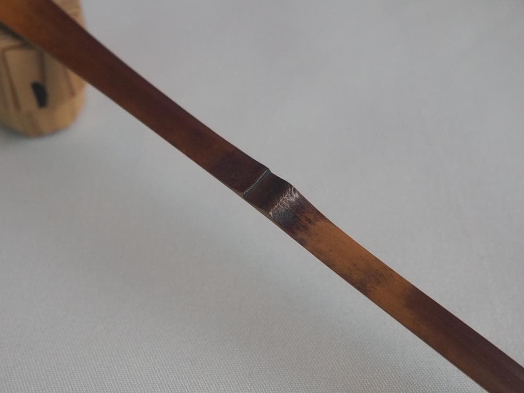 大徳寺511世管長 立花大亀造『竹茶杓』銘：さかがみ（共箱・共筒