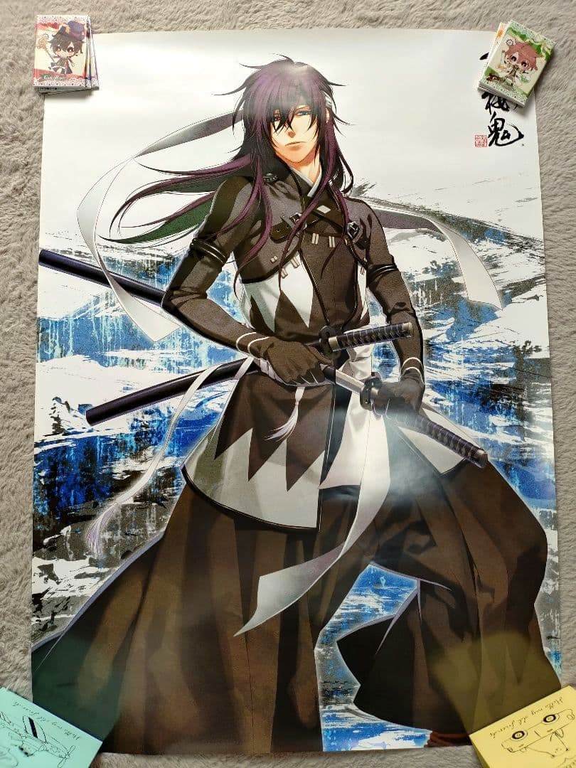 薄桜鬼 合戦 B2ポスター カズキヨネ 8枚セット C77 コミケ 未使用