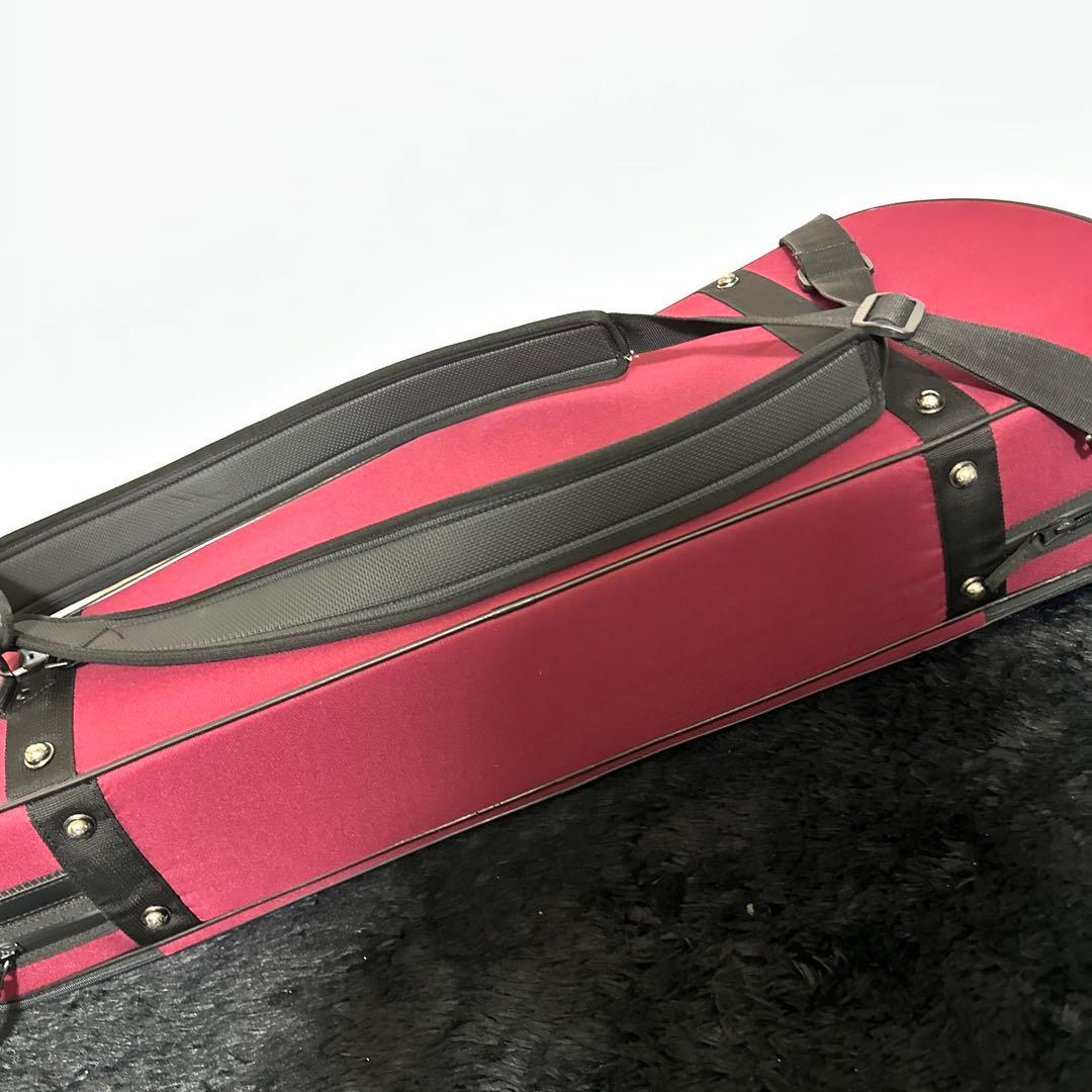 Super light ビオラ ケース セミハードケース 赤 弦楽器