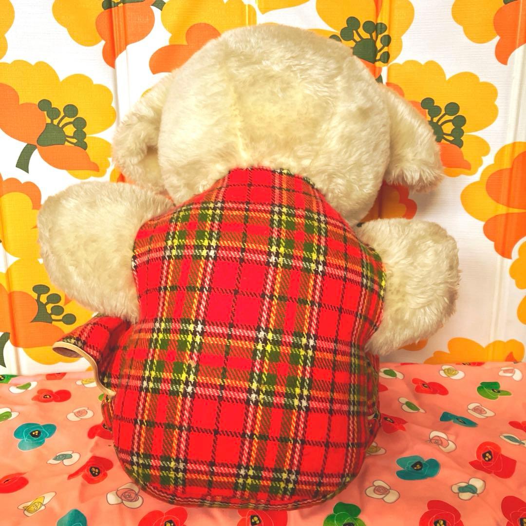 昭和レトロ レトロポップ クマ ぬいぐるみ 大サイズ 当時物 可愛いお顔 熊