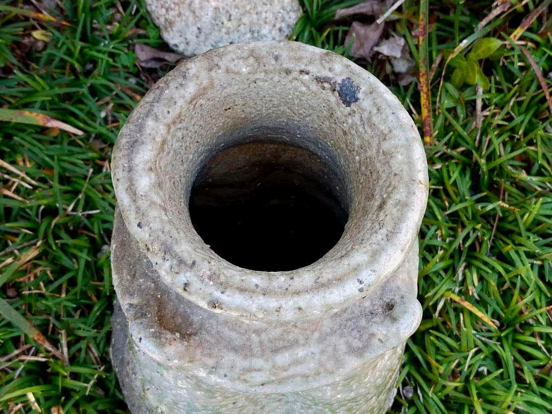 ♥伊賀 四耳 花入れ 花瓶 花器 骨董品 古玩