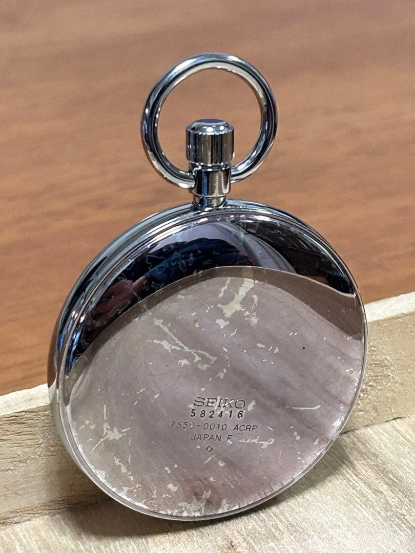 SEIKO セイコー　クォーツ　懐中時計　鉄道時計　稼働品