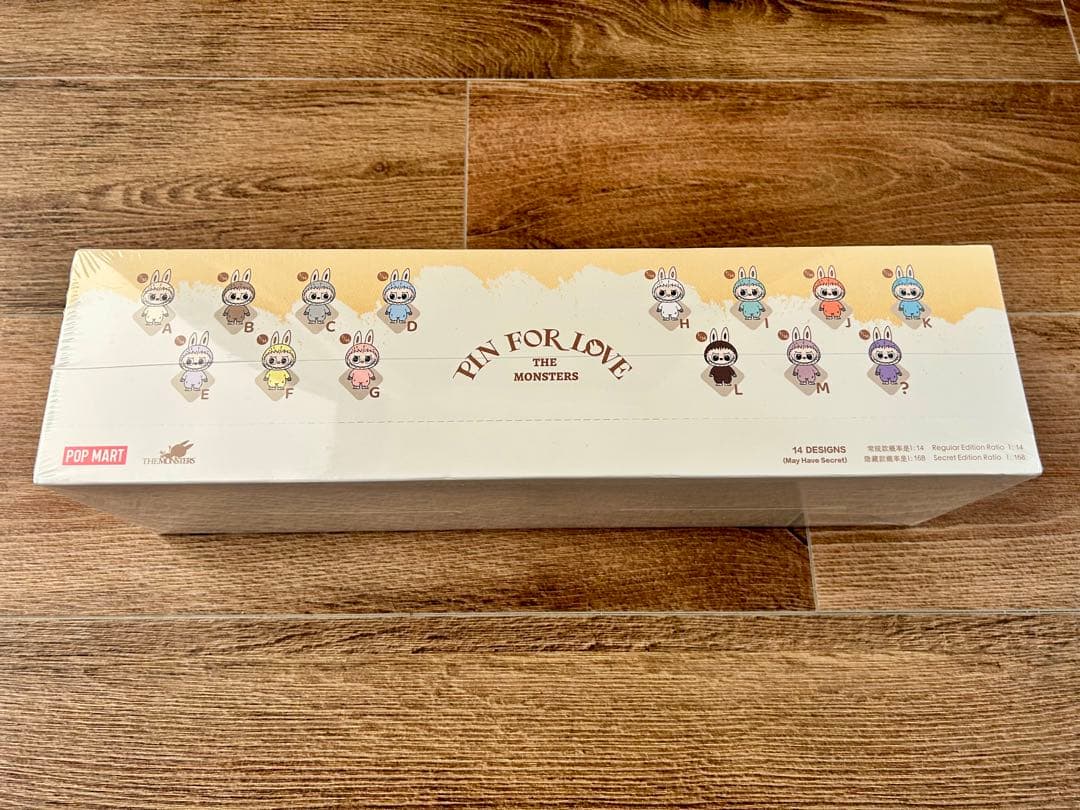 ラブブ PIN FOR LOVEアソートボックス(A-M) アルファベット THE