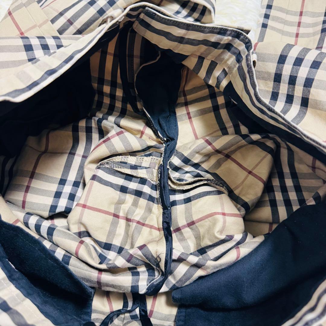 美品】バーバリー ブラック レーベル ノバチェック柄 パンツ コットン