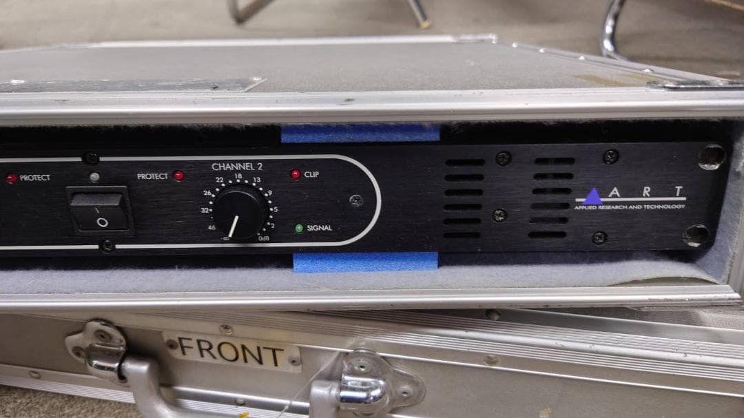 ART SLA 2 スタジオアンプ 1Uラック付き