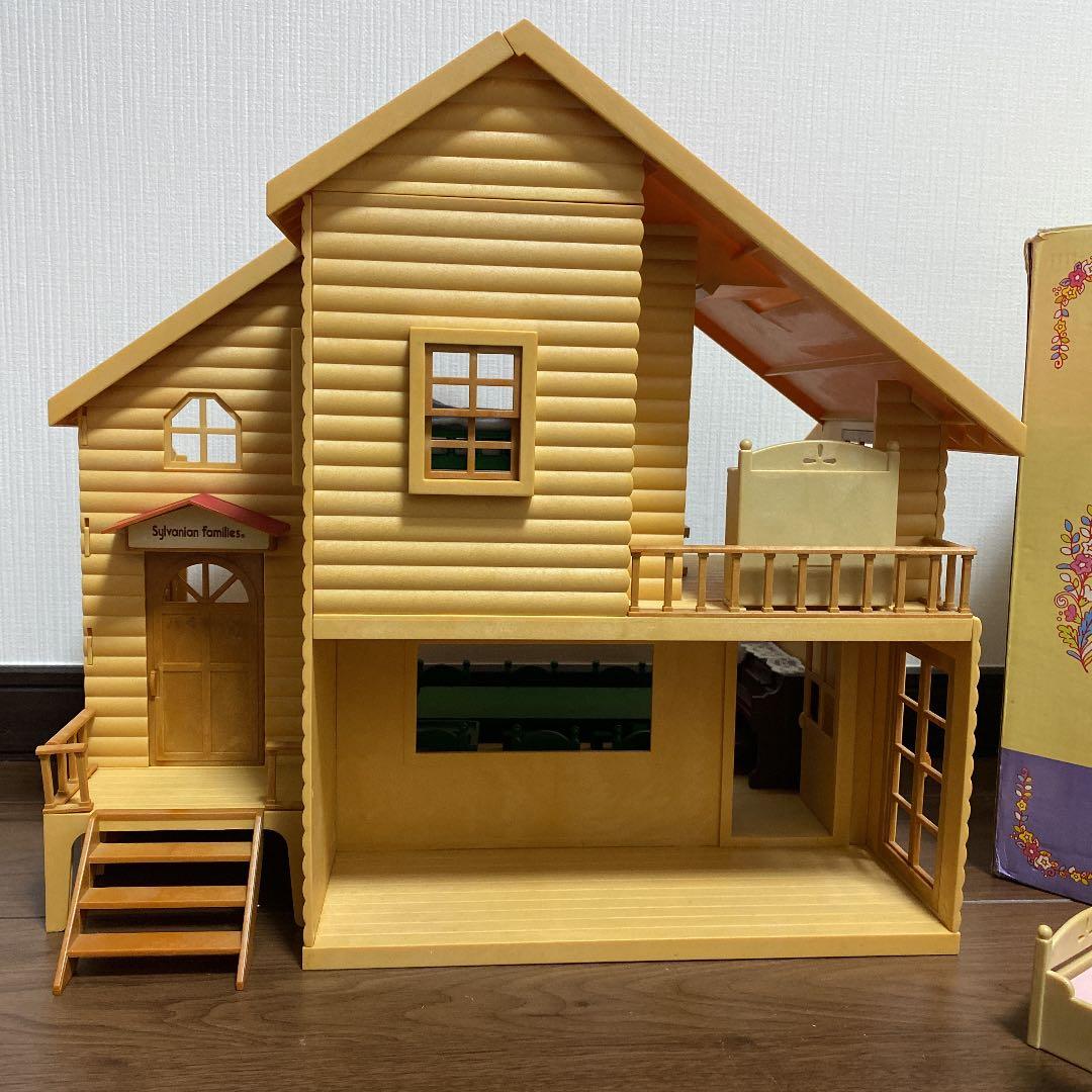 シルバニアファミリー　赤い屋根の大きなお家　初期　セット