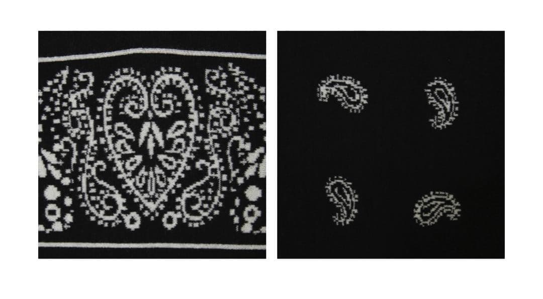 a*u様 23AW MAGIC STICK ペイズリーコージーニットバンダナスト