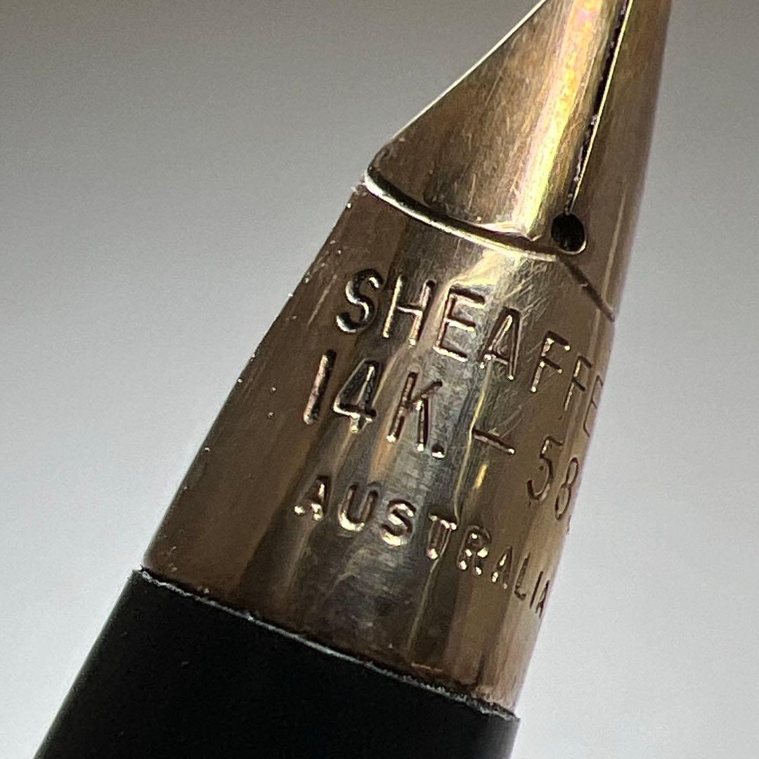 シェーファー　ペン先14K（金多い）4g 万年筆17g 東Y8-0114☆2F