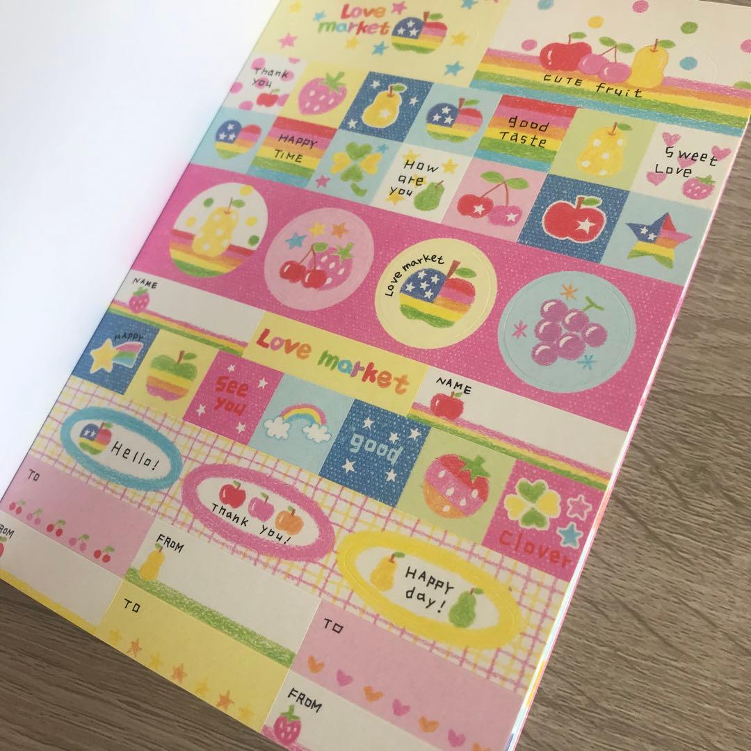 りんご柄メモ帳 アップル フルーツ 平成レトロ - メルカリ