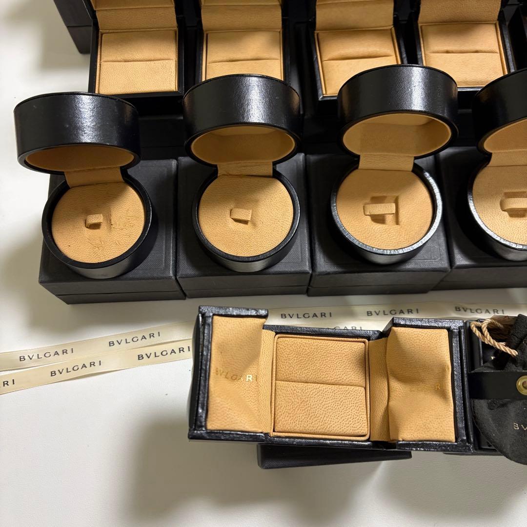 ブルガリ アクセサリーケース 空箱 31個セット リングケース まとめ