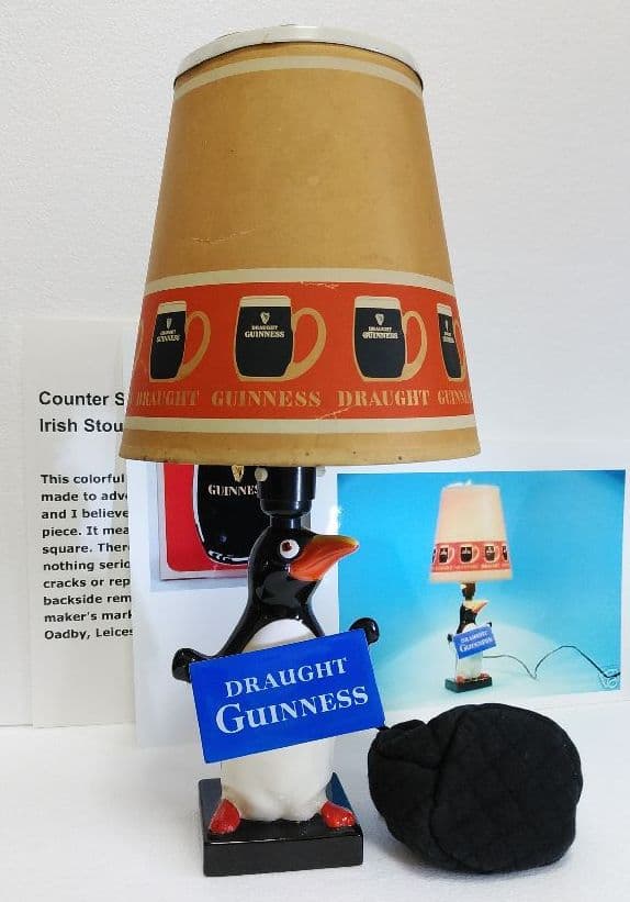 ペンギン ギネスビールGUINNESS初代電灯スタンド❤︎完全フル