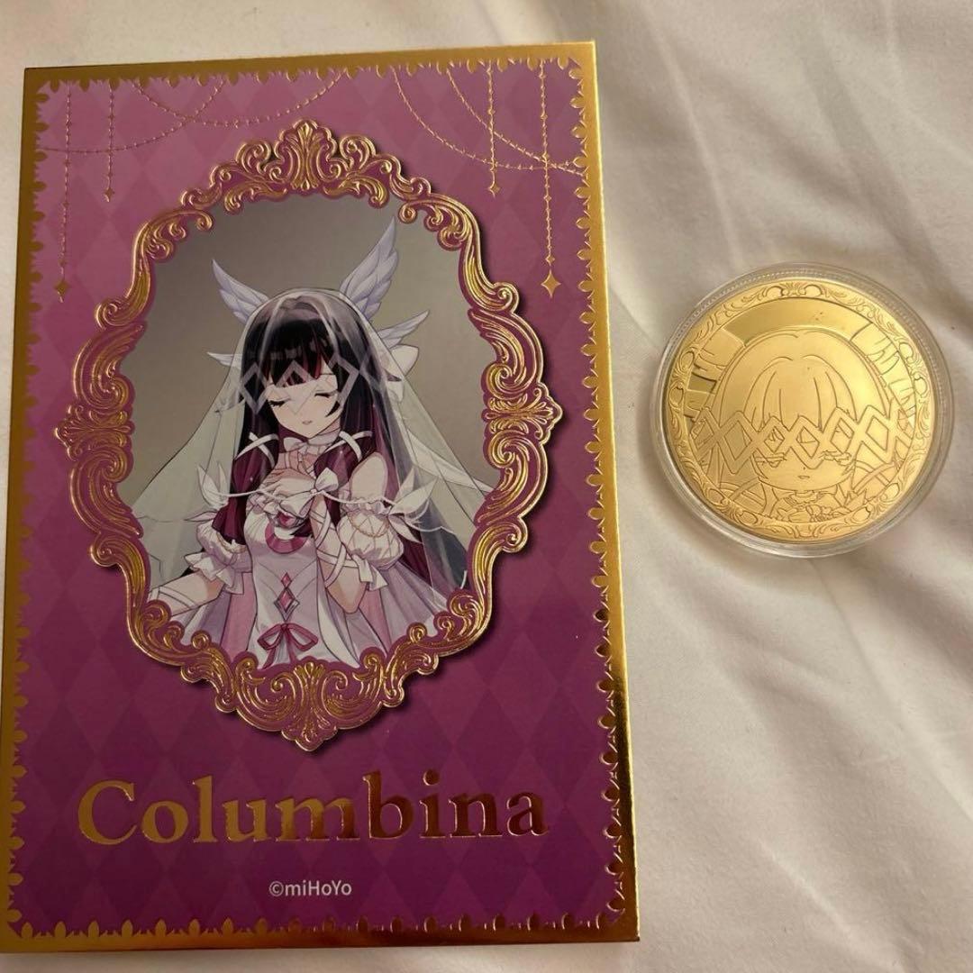 原神 フェス FES 2026 郵便局 ポストカード 記念コイン コロンビーナ