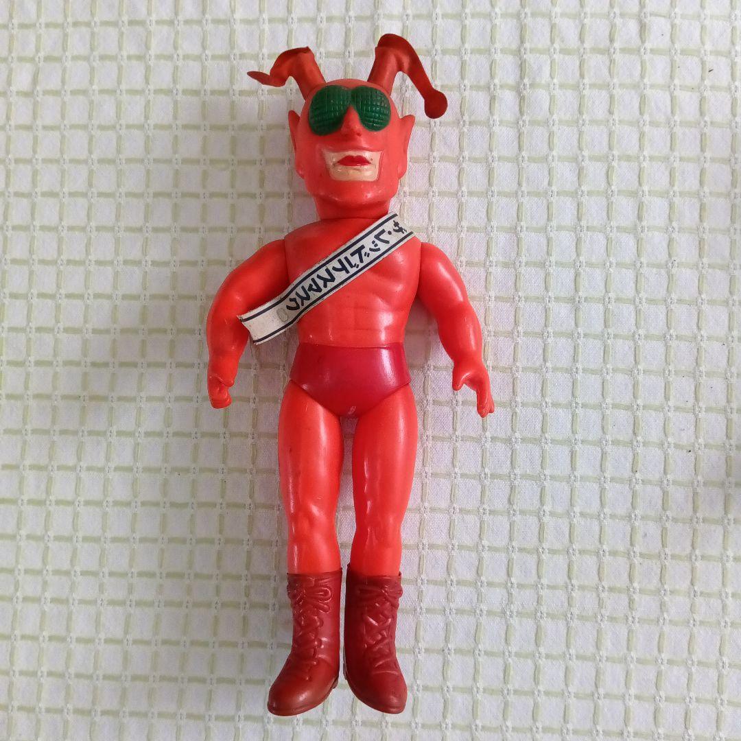 昭和レトロ 中嶋製作所 タイガーマスク ソフビ レッドデスマスク