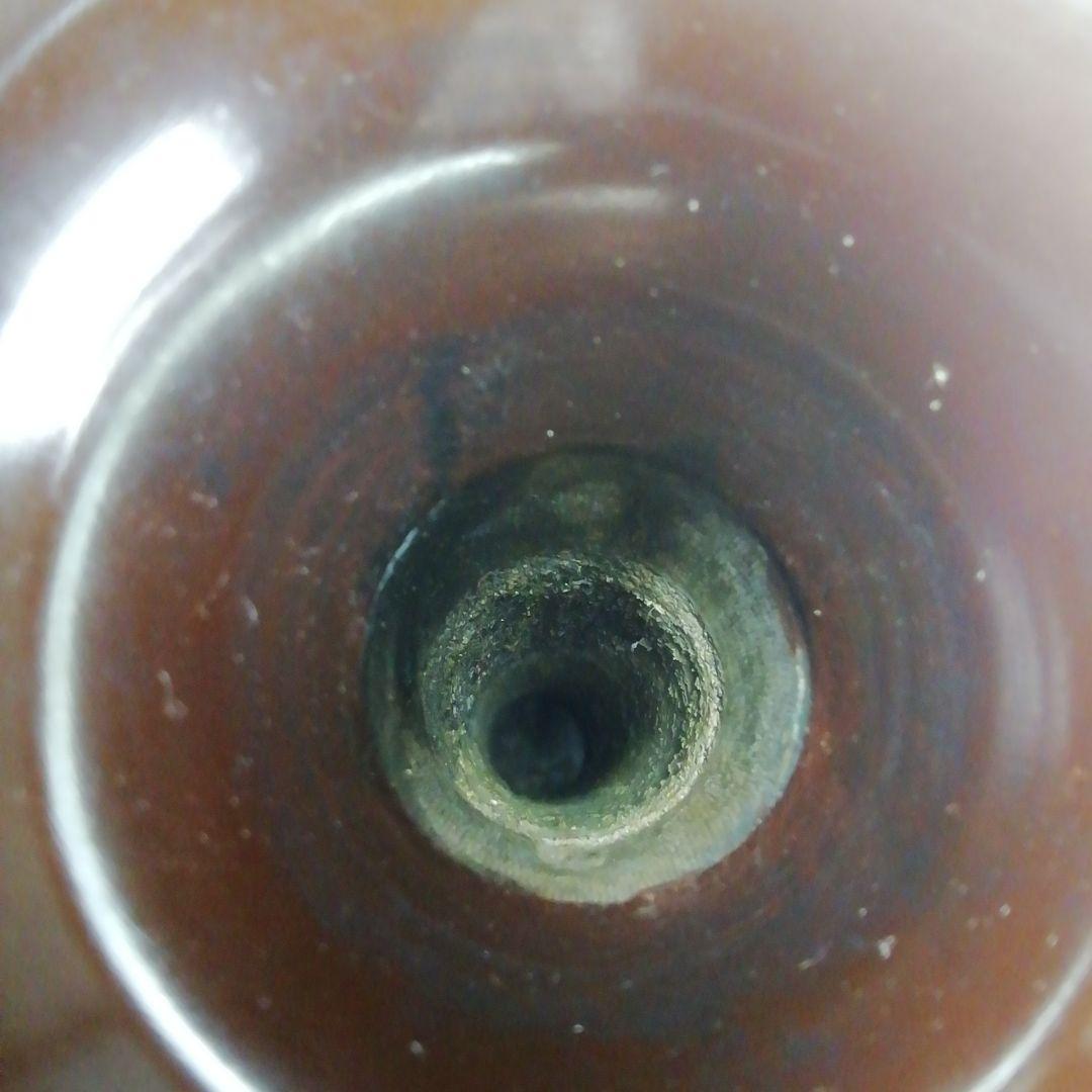 Ｓ４１２　花入　『唐銅　桔梗口　花入』『一ノ瀬宗也作』　共箱　花器