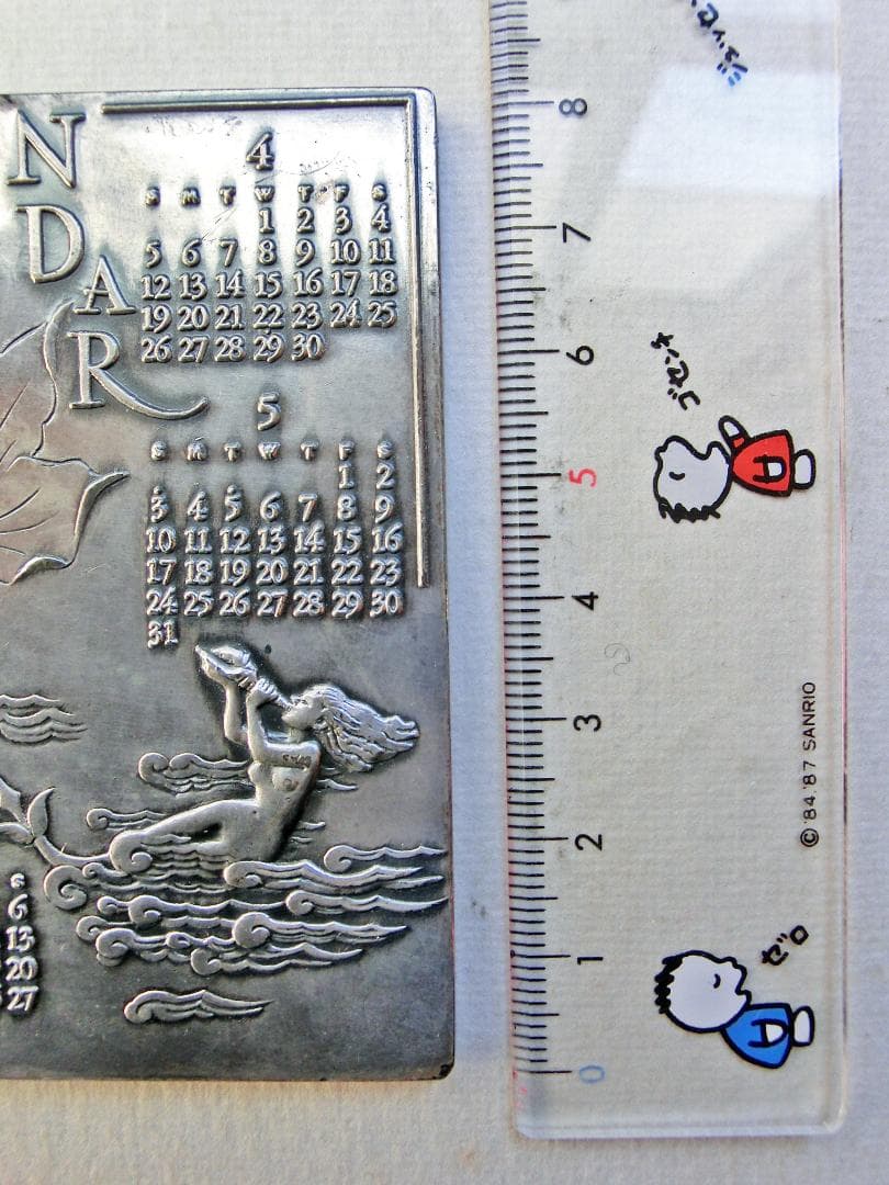 日本万国博覧会　1970　カレンダーメダル　-四季の精-　純銀製