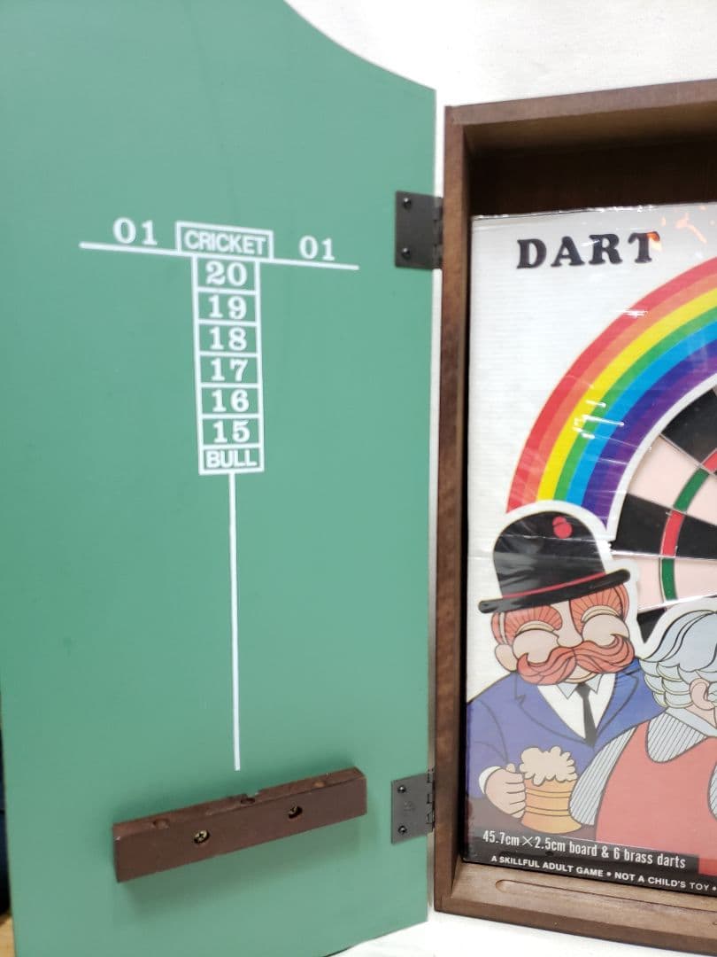 希少 80's ビンテージ未使用品 ダーツボード KINGS HEAD ④