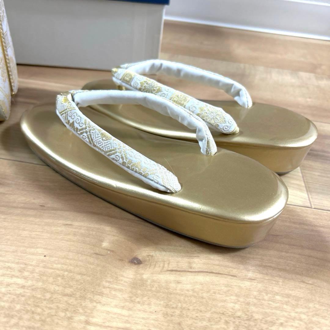 フォーマル 正絹帯地 草履 バッグセット 和装 一度のみ使用 ①