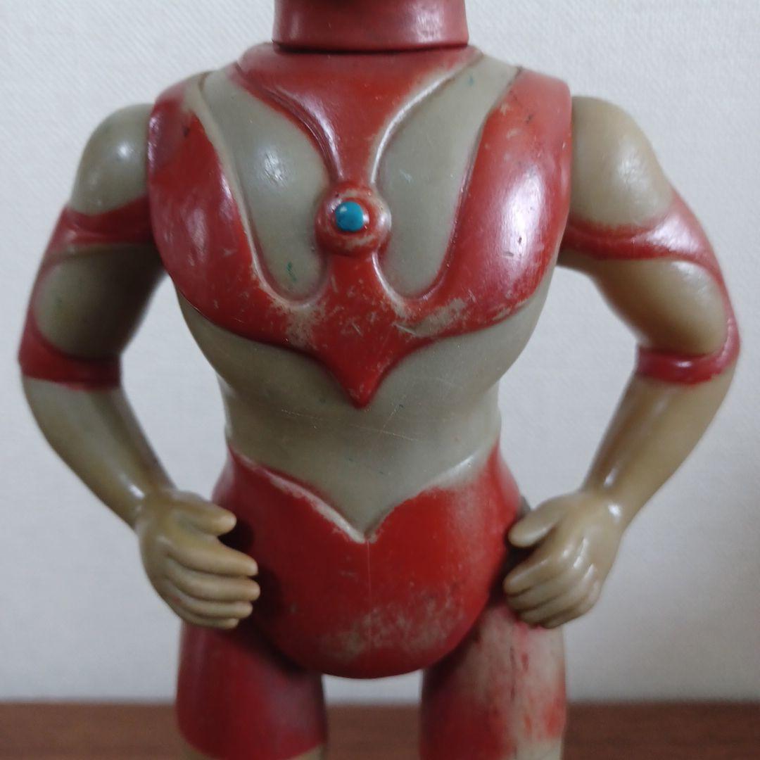 当時もの　希少ブルマァク製　285㎜「ウルトラマン」ソフビフィギュア