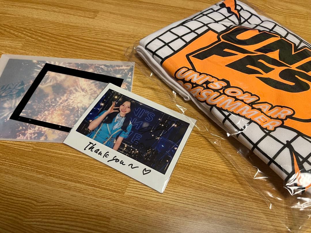 日向坂46 小西夏菜実 直筆サイン入りチェキ 直筆サイン入りTシャツ ゆ