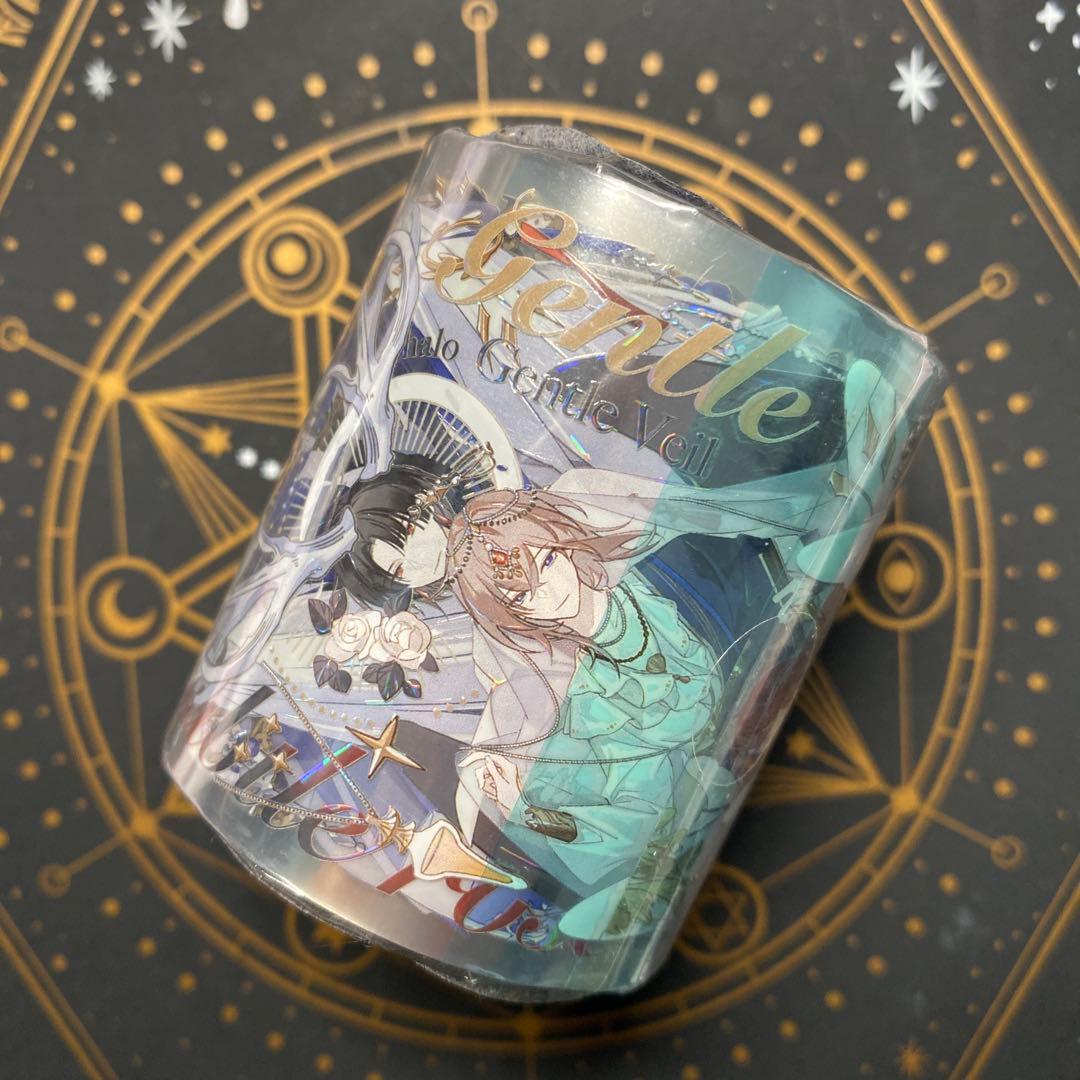 I】海外 10m巻 貝殻光マスキングテープ 人物系/お花系/装飾系