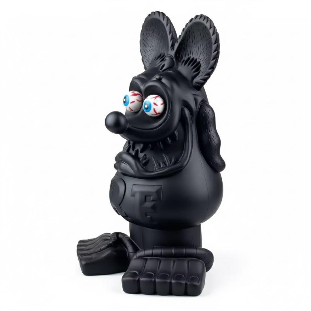 ラットフィンク 特大 33 センチ フィギュア 黒 紫 ブラック - メルカリ