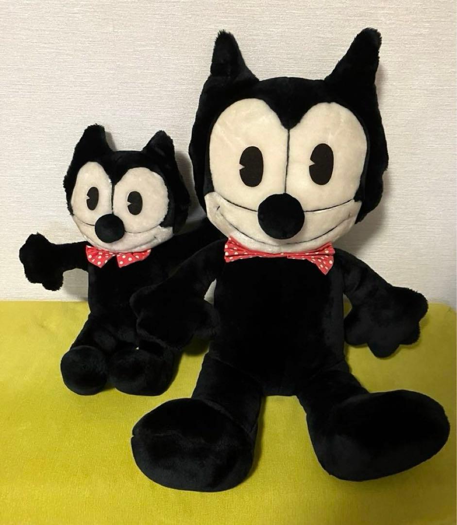 フィリックス・ザ・キャット felix the cat ぬいぐるみ 2体 当時物