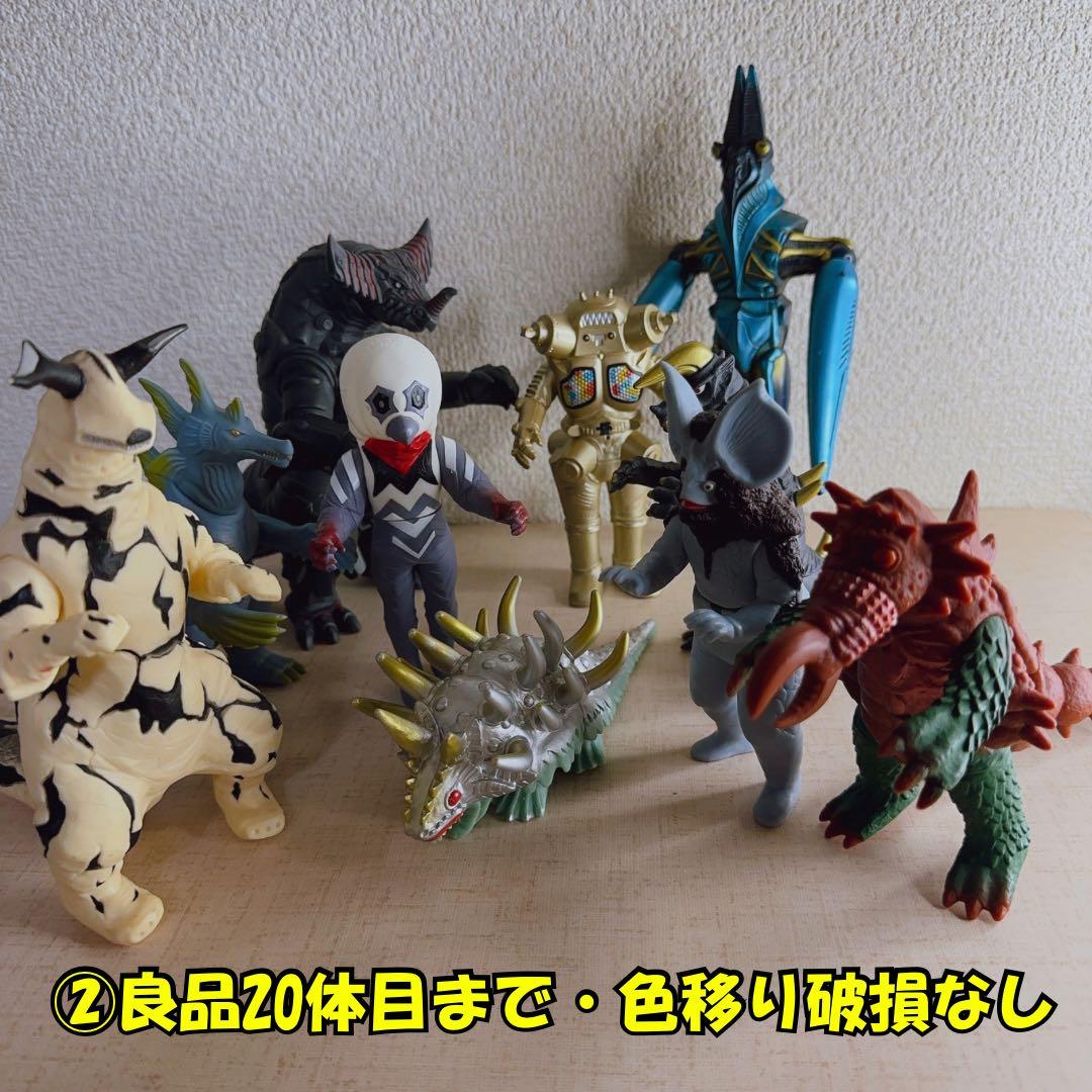 レア物多数：計８0体のお得なまとめ売り（美品中古ソフビ73体・新品のソフビ7体）