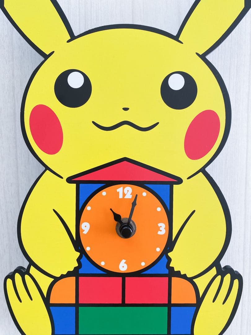 ポケモン ピカチュウ しっぽをふりこ時計 壁掛け時計