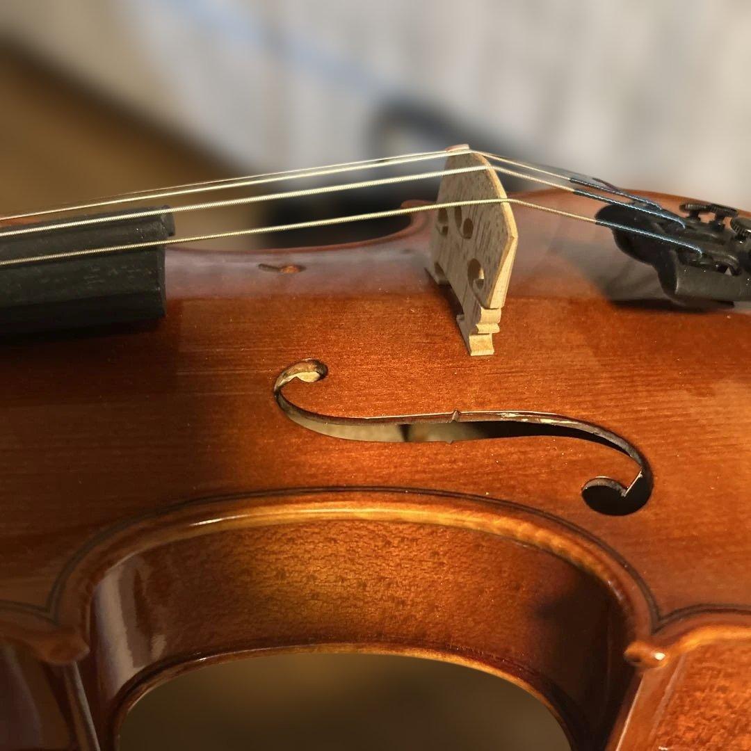 バイオリン本体 3/4 茶色 肩当て付き 商品詳細美しい茶色のバイオリン
