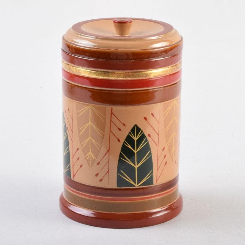 茶道具　独楽塗　草文　切立煙草入　莨壷　C　9008