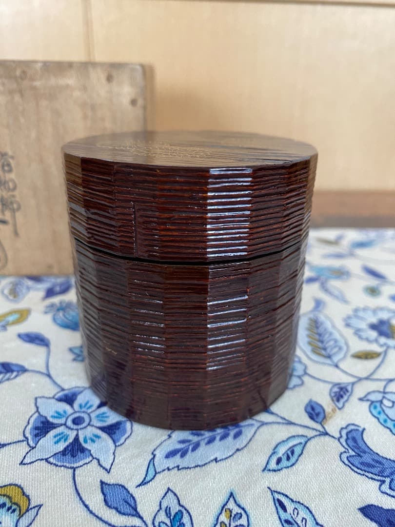 123,000からお値げ中 希少 即中斉判付 指物師 駒沢利斉作 茶桶 - メルカリ