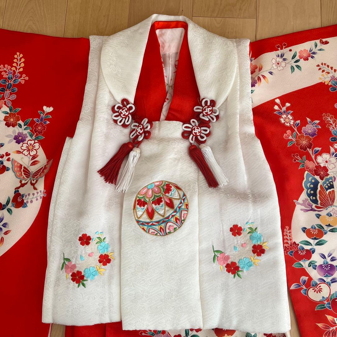 着物　被布　セット　正絹　七五三　三歳　女の子