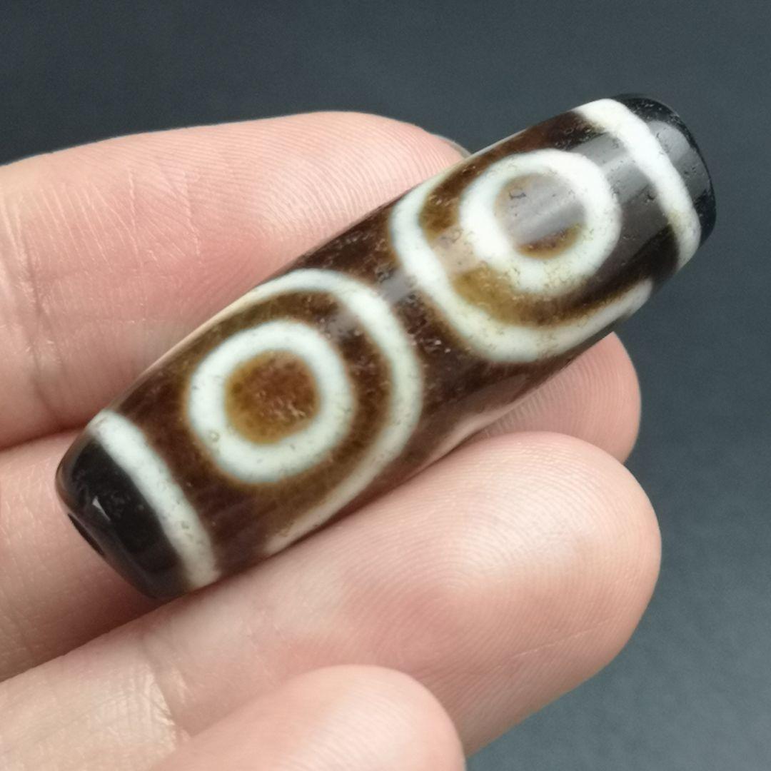 145.レア物 三眼天珠 もう作れない懐かしい天珠 処分